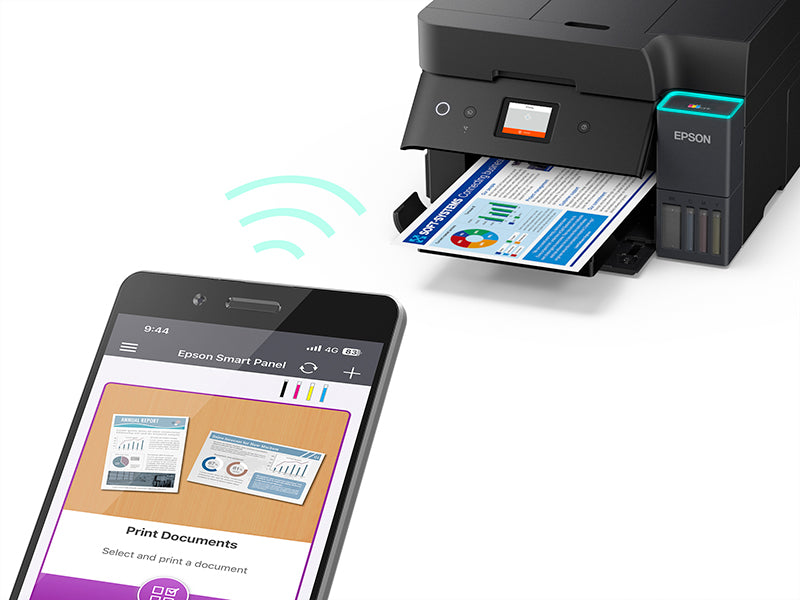 *NEW!* Epson EcoTank ET-4950 Wireless All-in-One A4 Ink Tank Printer+#502 Ink Bottle [C11CL40501]