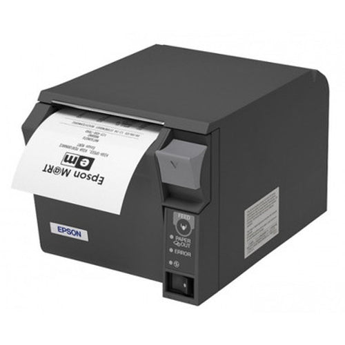 Epson TM-T70II-782 Under-Counter Compact USB/Ethernet Thermal Receipt Printer UB-E04 DARK GREY [C31CD38742]