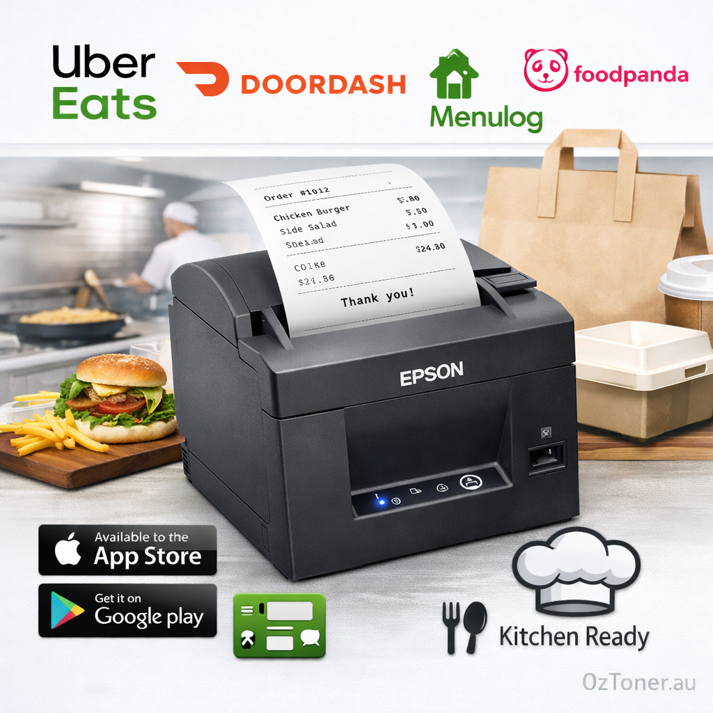 Epson TM-U220IIB-422 USB Kitchen Receipt & Ticket Printer+Auto Cutter [C31CL27422]