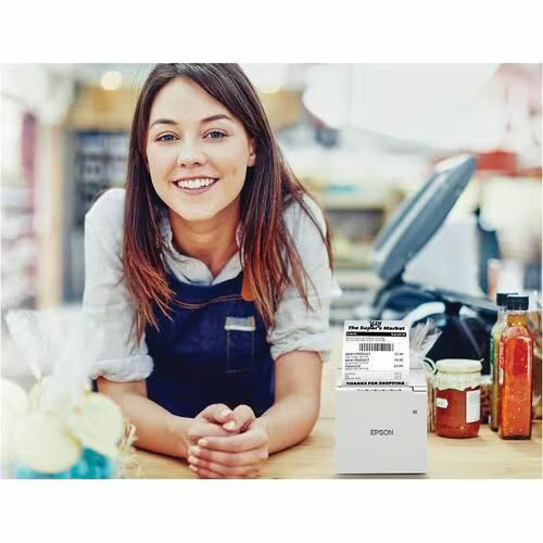 *NEW!* Epson TM-M30III-201 Ethernet/USB Thermal Receipt Printer WHITE [C31CK50201]