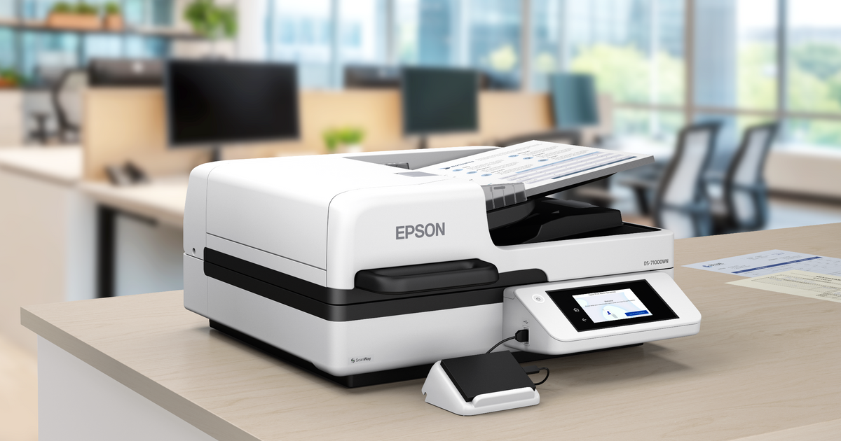 Epson WorkForce DS-71000WN A3 Duplex Document Scanner