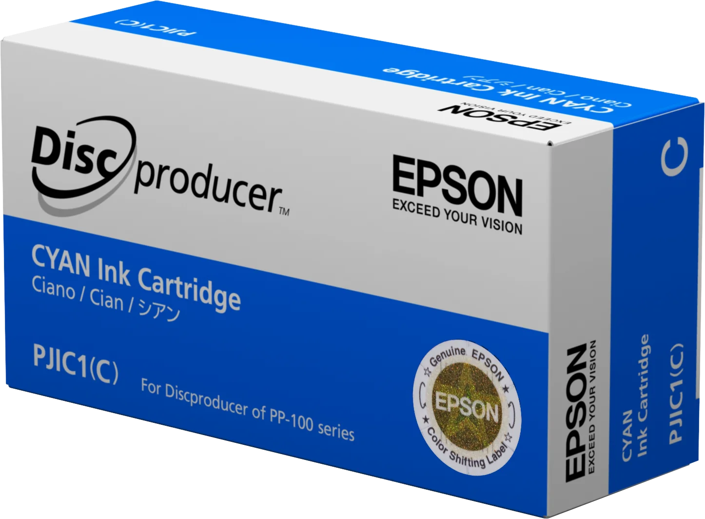 Epson C13S020688 PJIC1 Cyan Ink Cartridge Genuine Discproducer