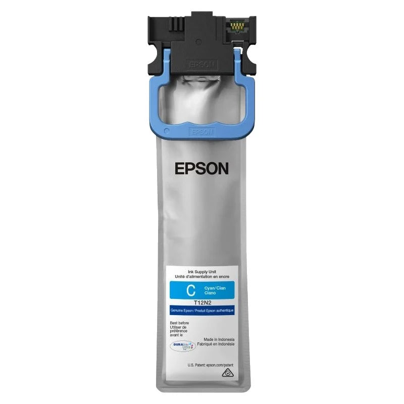 Genuine Epson DURABrite T12N2 Refill Cyan Ink Bottle - Inkjet - 5000 Pages [C13T12N200]