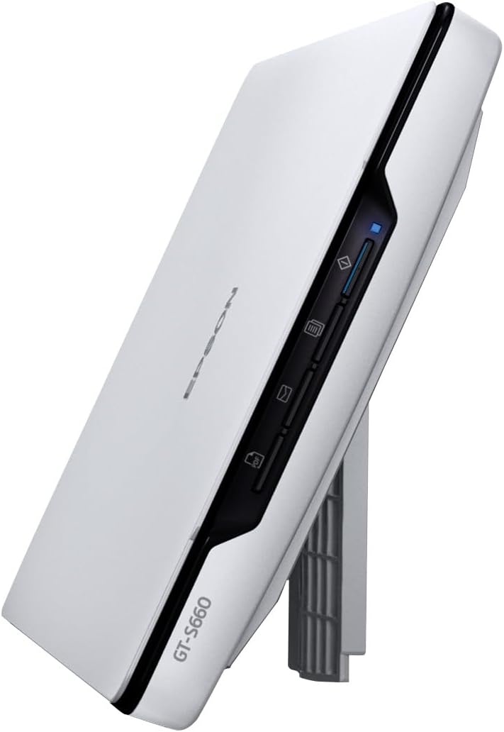Epson V39II/GT-S660 Flatbed Photo/Document Scanner A4 Color 4800dpi USB3.0 White [JPN]