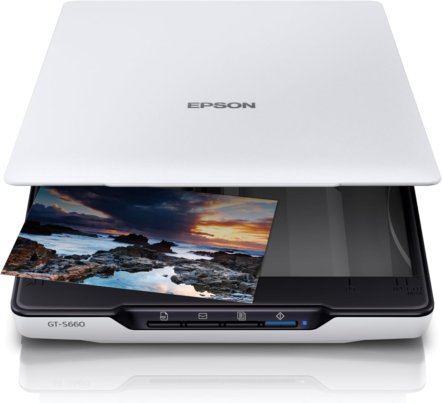 Epson V39II/GT-S660 Flatbed Photo/Document Scanner A4 Color 4800dpi USB3.0 White [JPN]