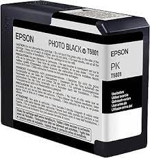 *CLEAR!* Epson T5801 UltraChrome K3 80ml Photo Black Pigment Ink Cartridge [C13T580100]