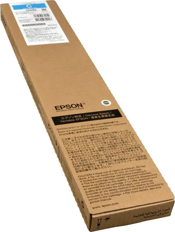 Genuine Epson WF-C20590 Enterprise T8582 Cyan Ink Cartridge [C13T858200] 50K Yield 454.8ml