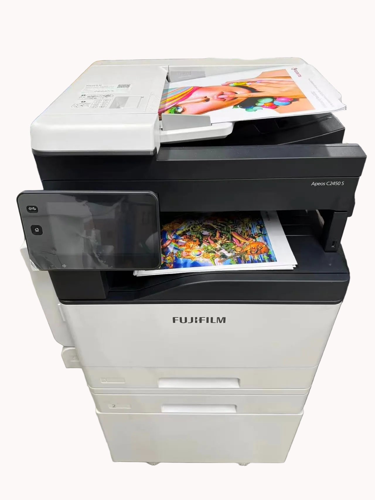 *Ex-Demo* Fujifilm Apeos C2450S A3 Colour Laser MFP+Tray+Cabinet Bundle [EC104855+EC104856]