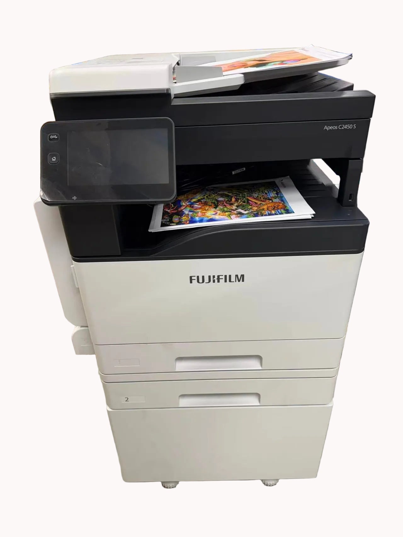 *Ex-Demo* Fujifilm Apeos C2450S A3 Colour Laser MFP+Tray+Cabinet Bundle [EC104855+EC104856]