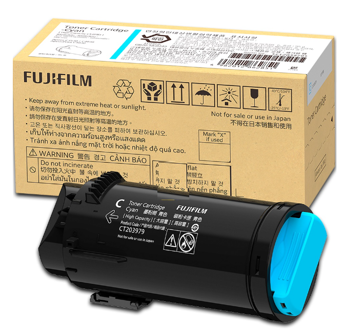 Genuine FujiFilm CT203983 Cyan Toner Cartridge (C) Metered for AC3530 AC4030 APC4030 (15K)