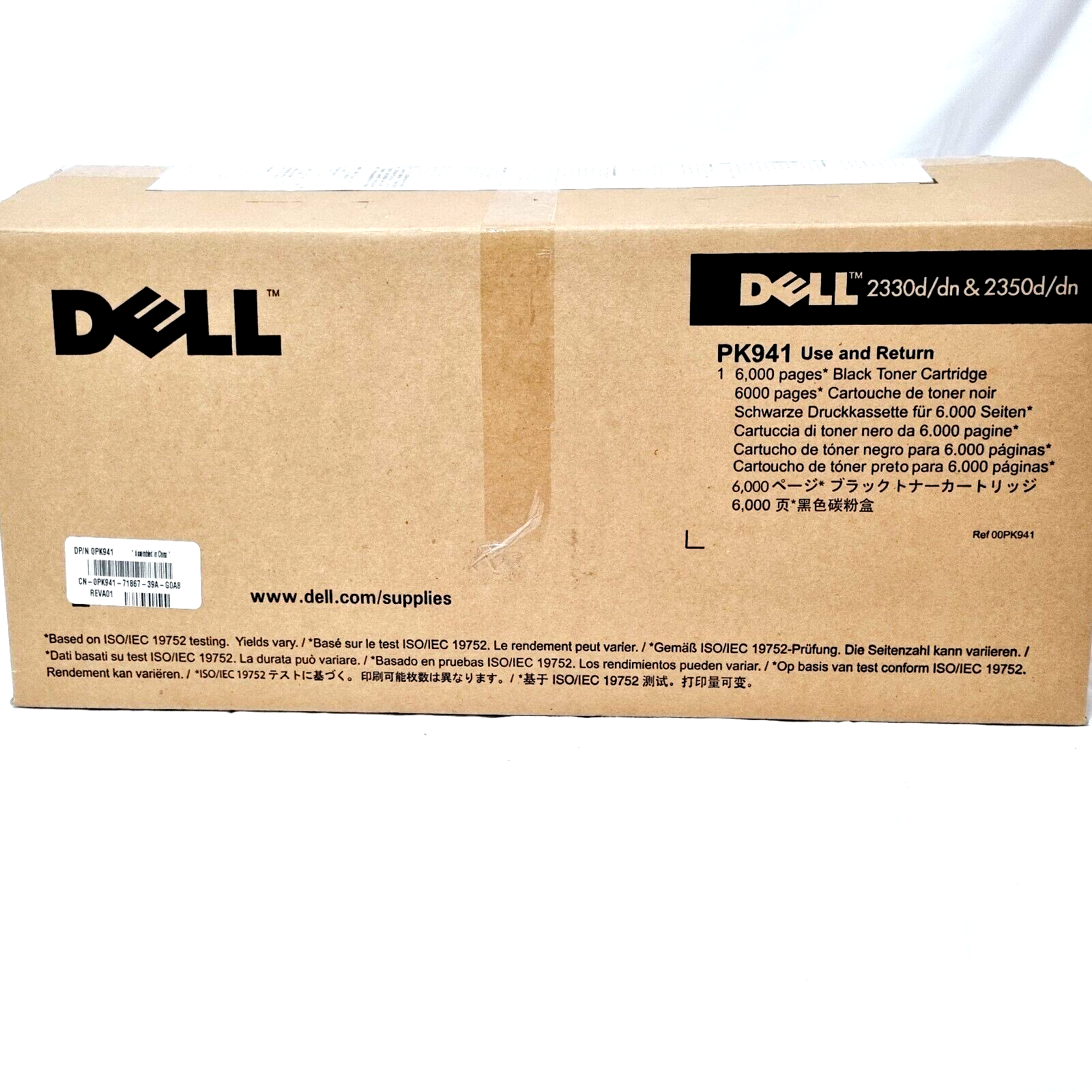 Genuine DELL 2330D 2330DN 2350D 2350DN Black Toner Cartridge PK941 [59210560] 6K