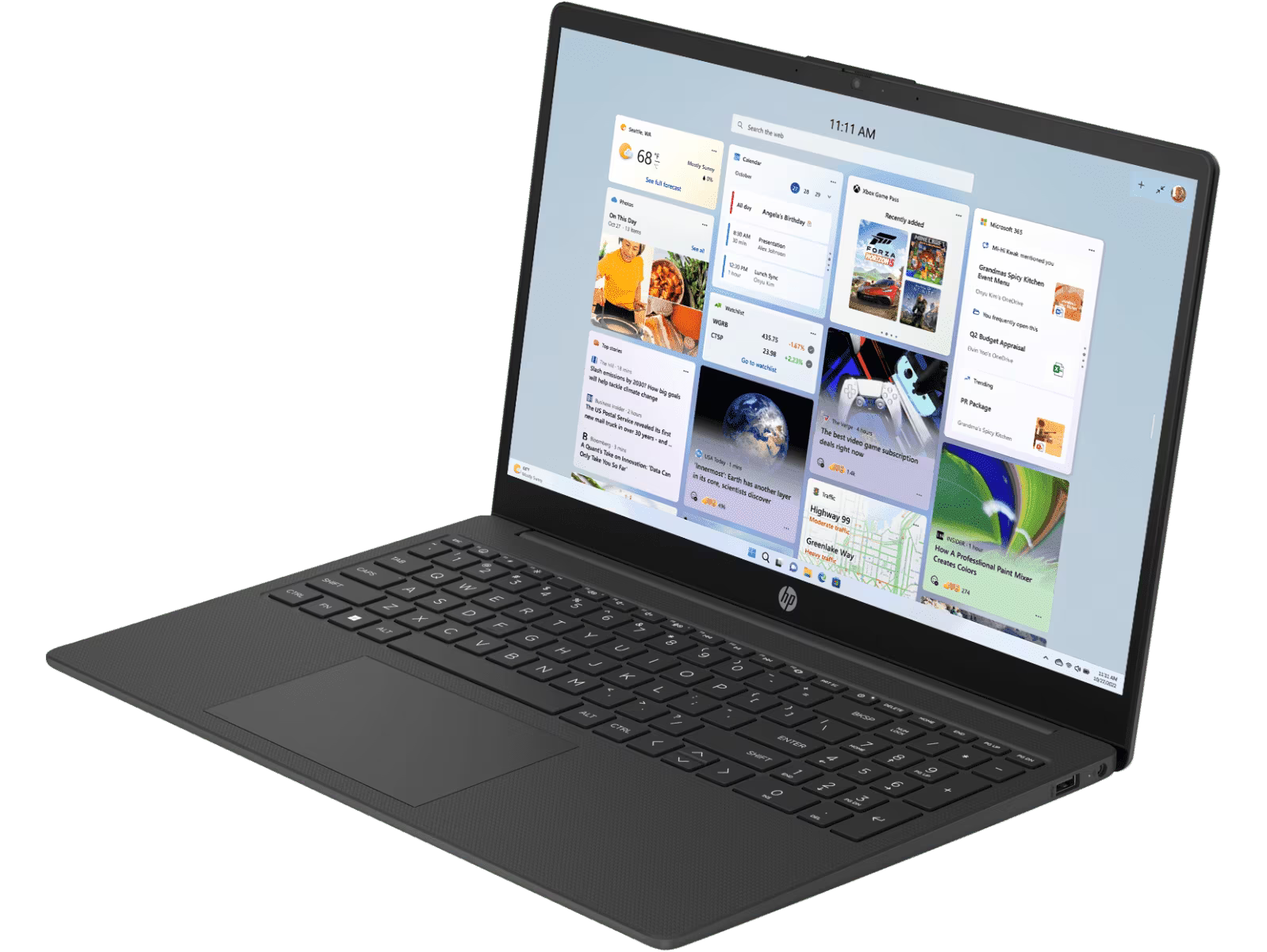 Brand New HP 15.6" AMD Ryzen 7 Process/16GB/512GB SSD Laptop 15-fc0110AU, Black [8F0H0PA]