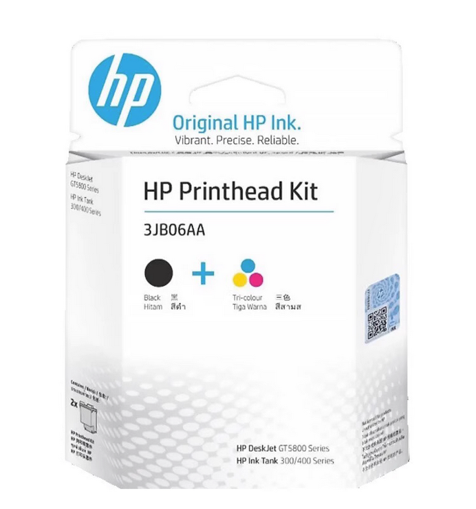 Genuine HP Printhead Black M0H51A+M0H50A Tri-Color GT51+GT52 Bundle [3JB06AA]