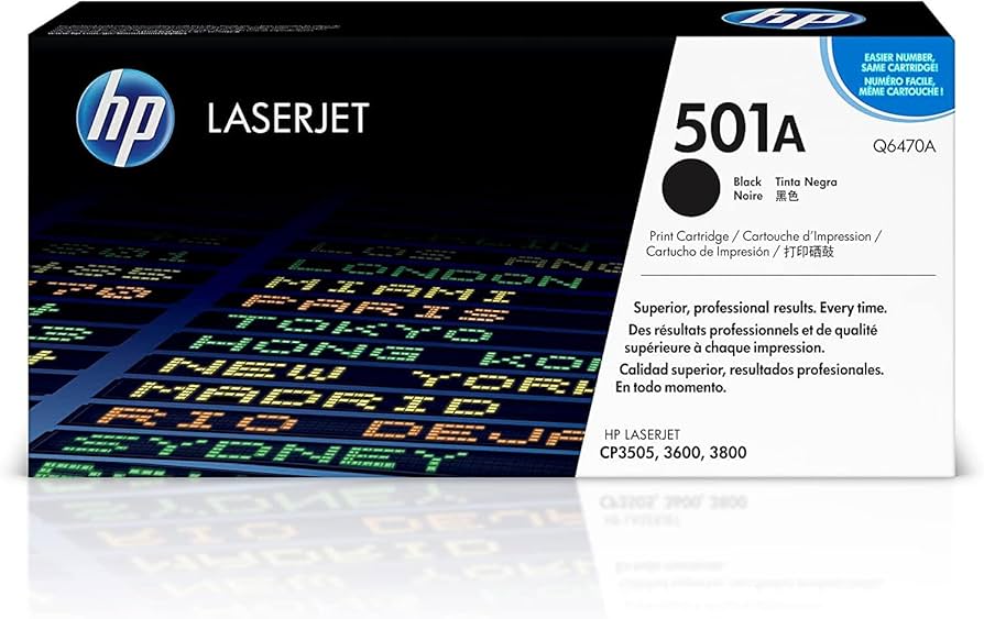 *SALE!* Genuine HP Q6470A Black Toner Cartridge for Color LaserJet 3600 3800 CP3505 6K #501A