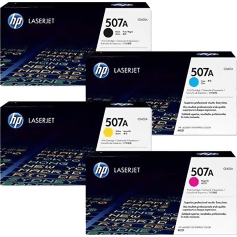 *SALE!* Genuine HP #507A C/M/Y/K Toner Cartridge Set for Laserjet Enterprise M551dn M575dn MFP M570dw