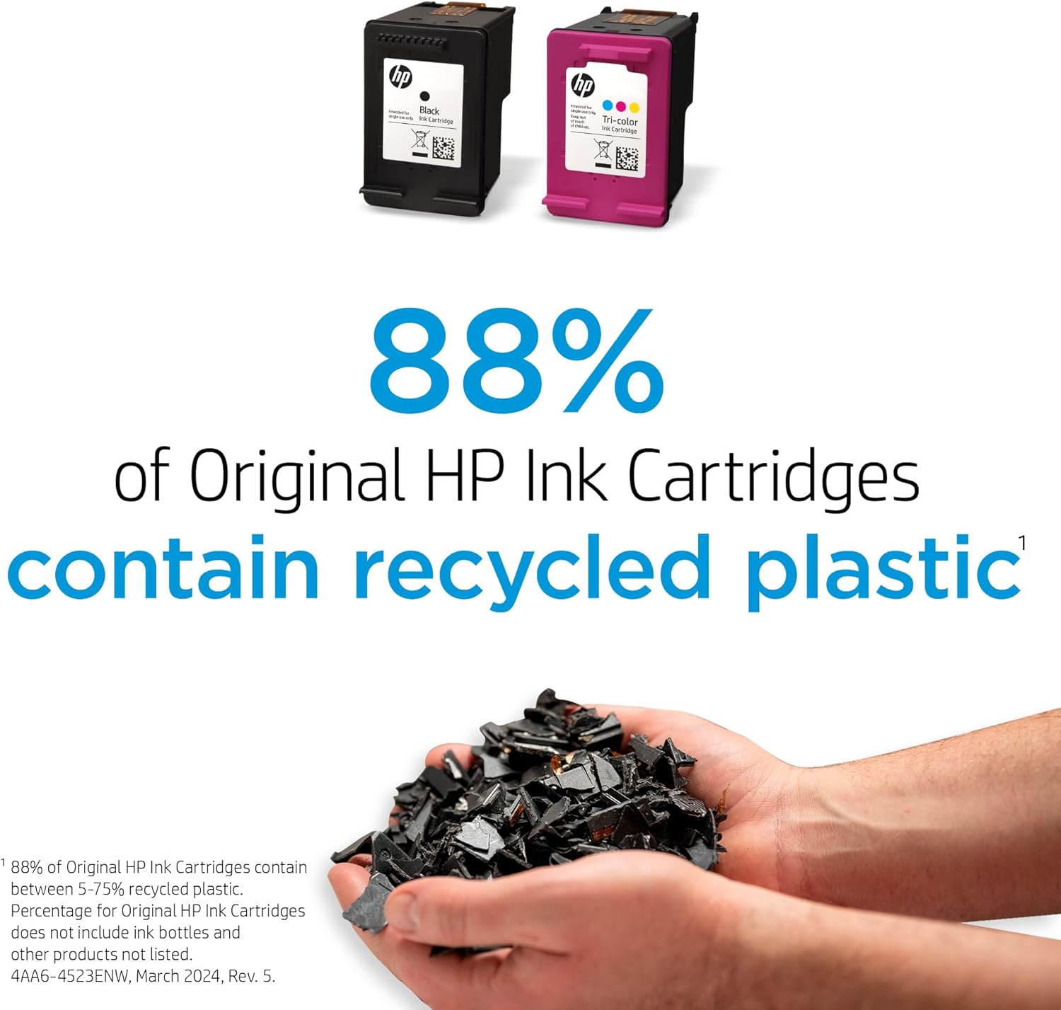 Genuine HP #67 Black & Colour Ink Set for Envy 6020/6030/6034/6420/6430 [3YM56AA+3YM55AA]