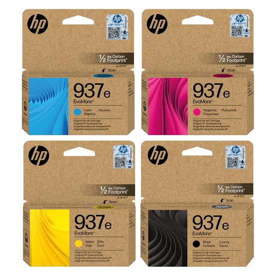 *Bundle* 4x Pack Genuine HP 937e EvoMore Ink Cartridge Set 4S6W9NA 4S6W6NA 4S6W7NA 4S6W8NA