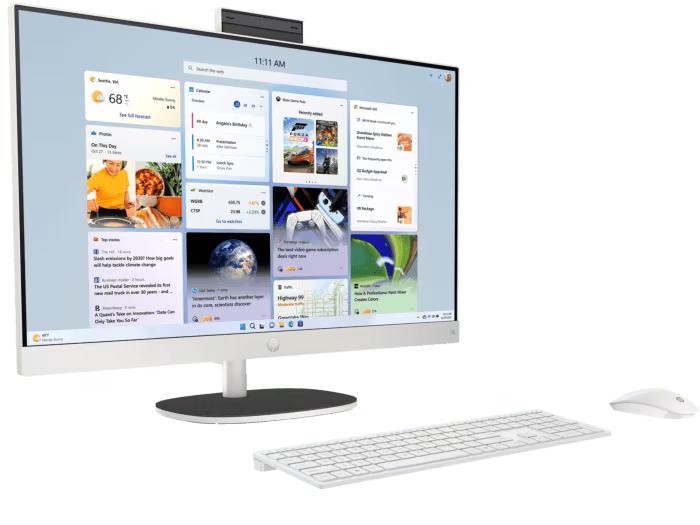 HP 27" All-In-One Desktop PC IPS FHD AMD AI-7 350 16GB 512GB SSD 27-ct2005a [BD0R4PA]