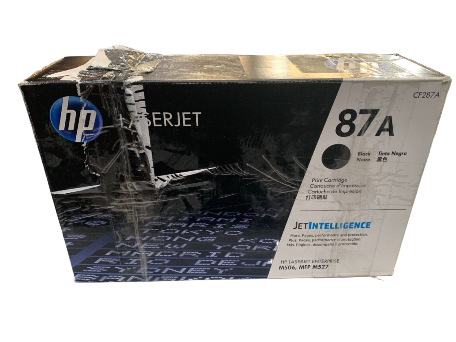 *CLEAR!* Genuine HP #87A BLACK Toner Cartridge for M506 M506dn M527dn CF287A (9K)