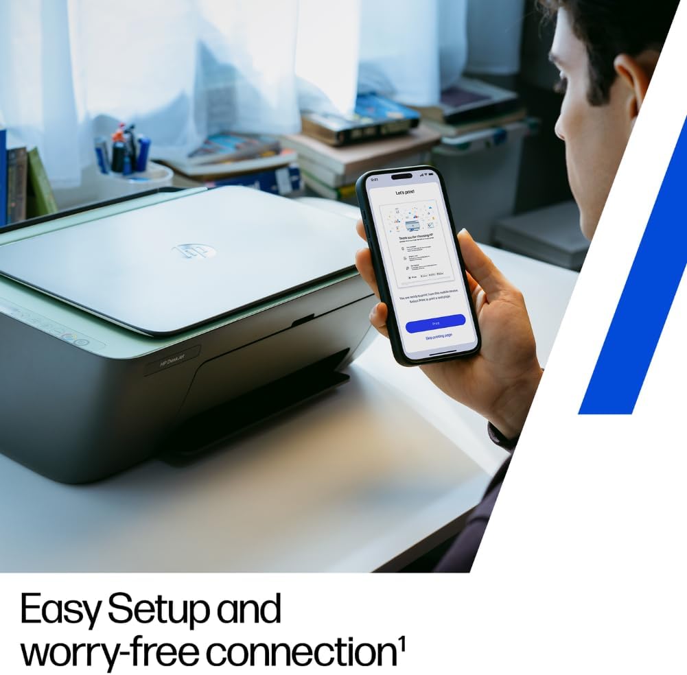 HP DeskJet 2922 A4 Inkjet All-in-One Printer Wi-Fi Instant Ink Ready #68 Ink Cartridge A24HYC
