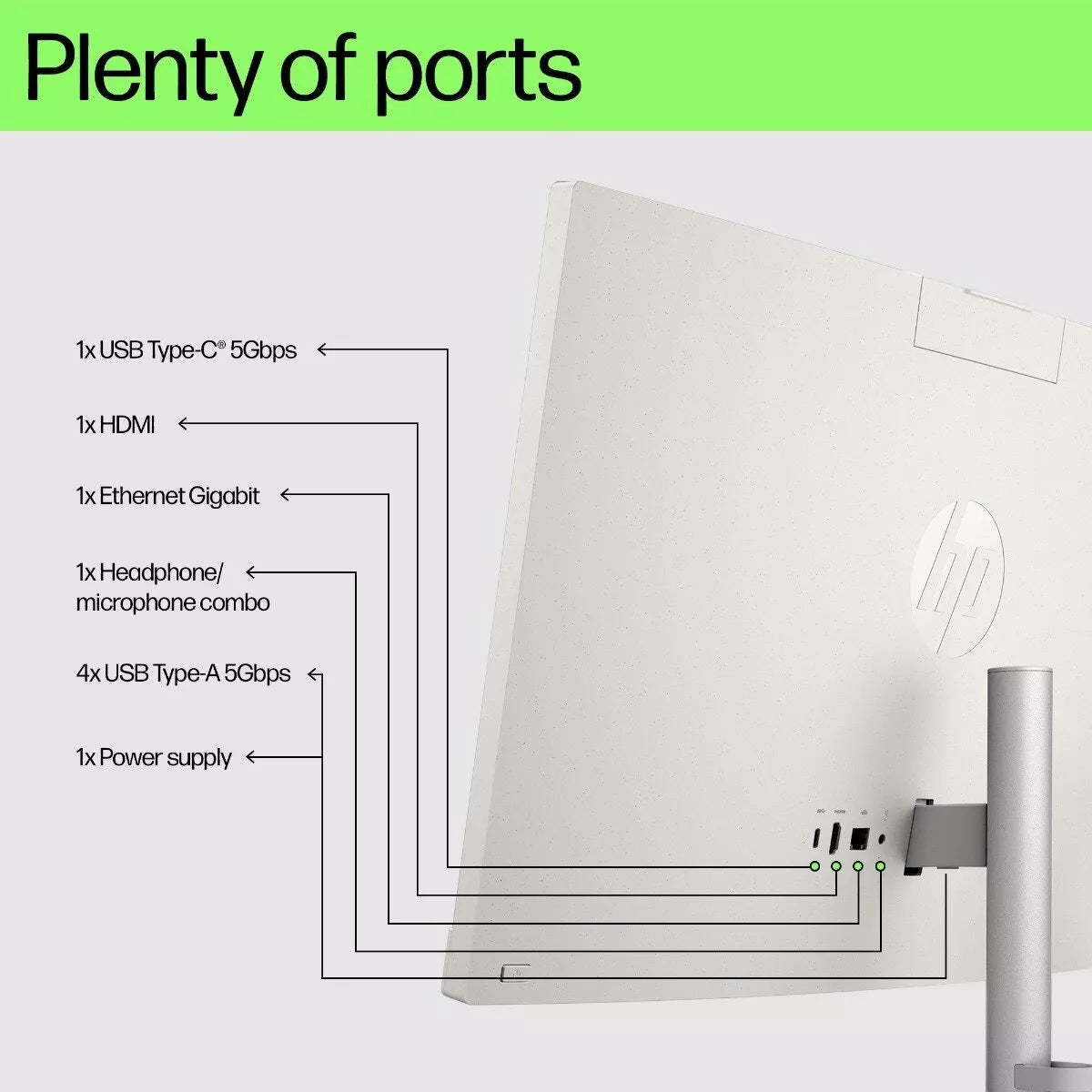 HP All-In-One 27"cr0000a FHD Ryzen 7-7730U/16GB/512GB SSD Desktop PC AMD Radeon [88A34PA]