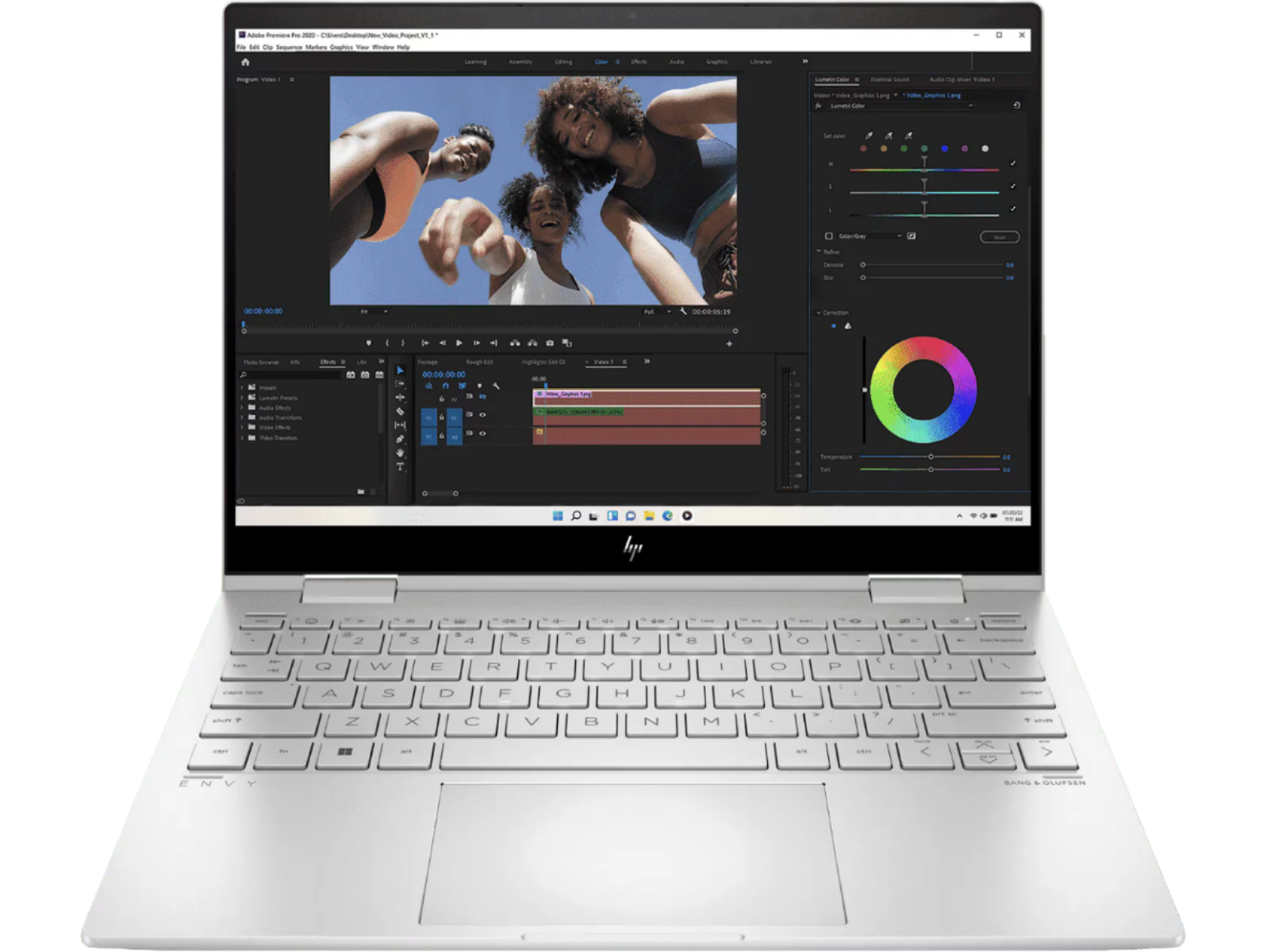 HP Envy x360 13.3 inch 2-in-1 Laptop i7/13.3"/16GB/512GB SSD 13-bf0074TU, Silver [6X0Q9PAR]