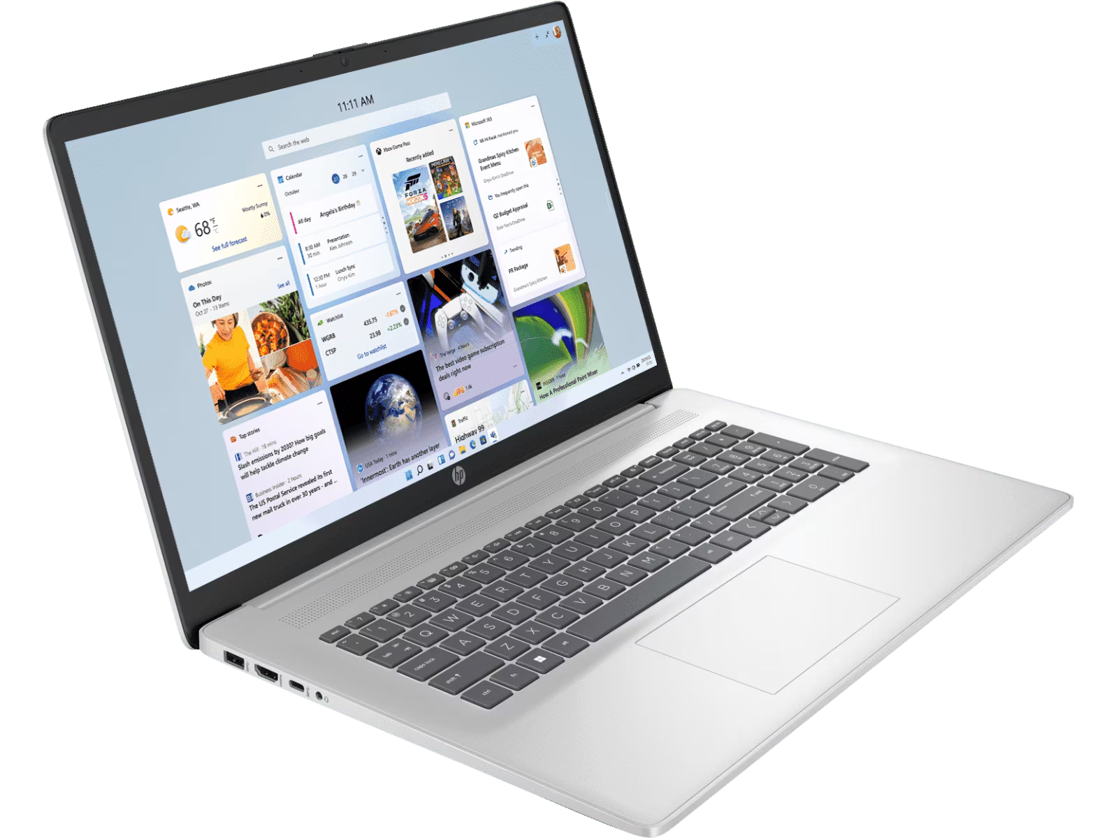 *CLEAR!* HP Laptop 17.3" FHD Intel Core 7 150U 16GB 512GB SSD Intel Graphics 17-cn4027TU Silver [BV7S7PA]