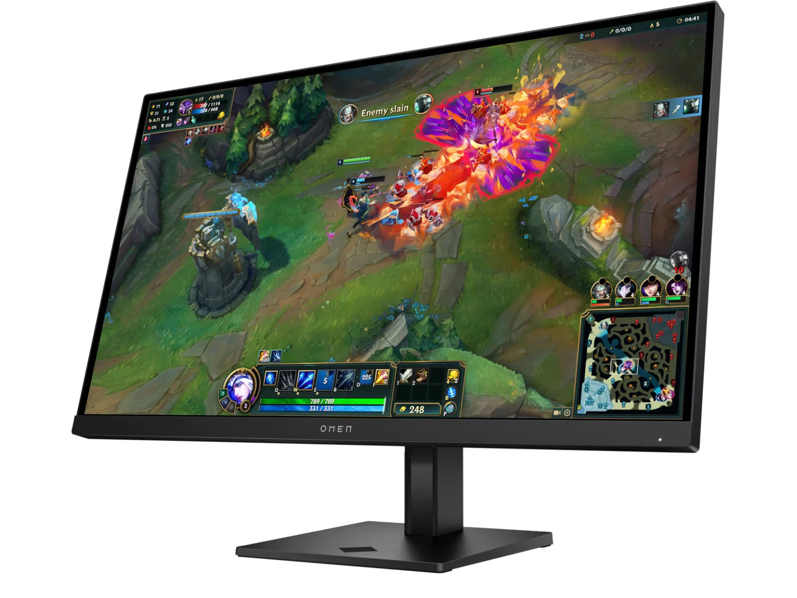 OMEN 27q by HP 27-inch QHD 180Hz Gaming Monitor 2560x1440 1ms Height Adjustable [AV4H7AA]