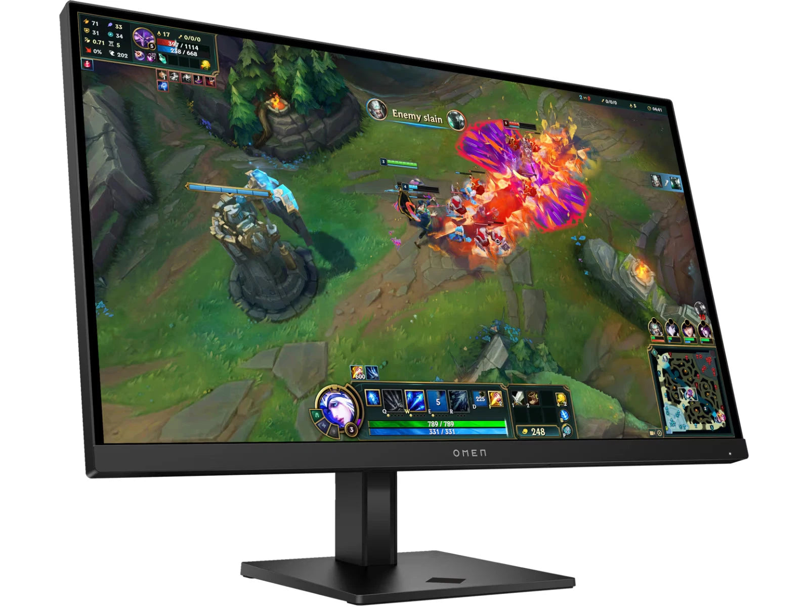 OMEN 27q by HP 27-inch QHD 180Hz Gaming Monitor 2560x1440 1ms Height Adjustable [AV4H7AA]