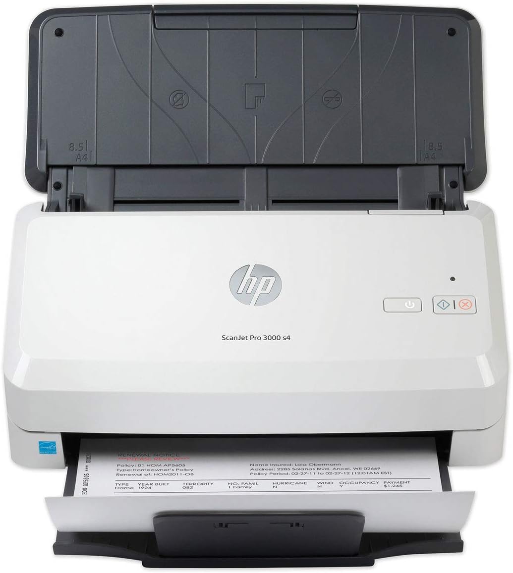 *Damaged Box* HP Scanjet Pro 3000 S4 Sheet-Fed Document Scanner 40PPM [6FW07A]