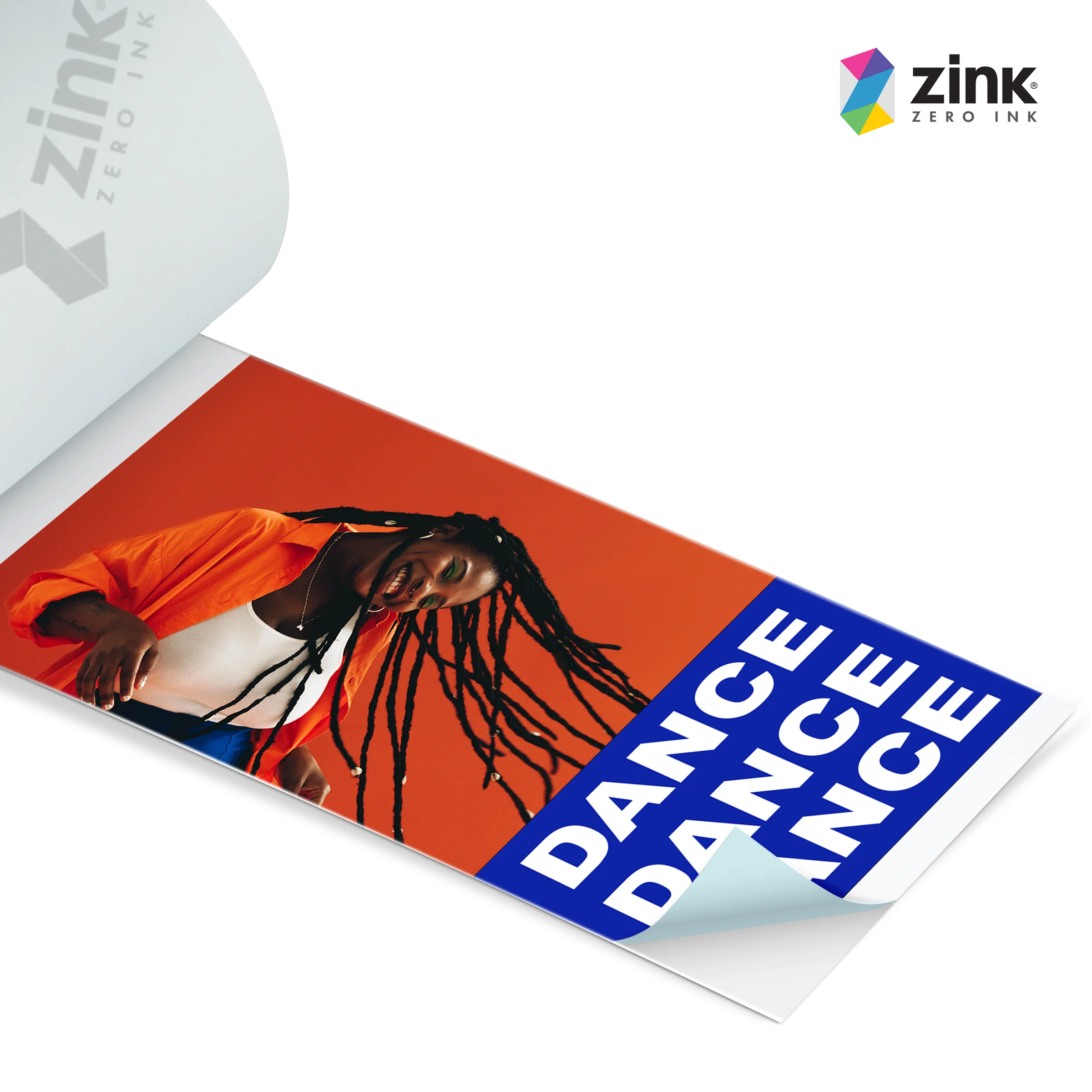 HP Sprocket Panorama 5 Meter Zink Paper Roll for Photo and Label Printer [HPIZPANROLL]