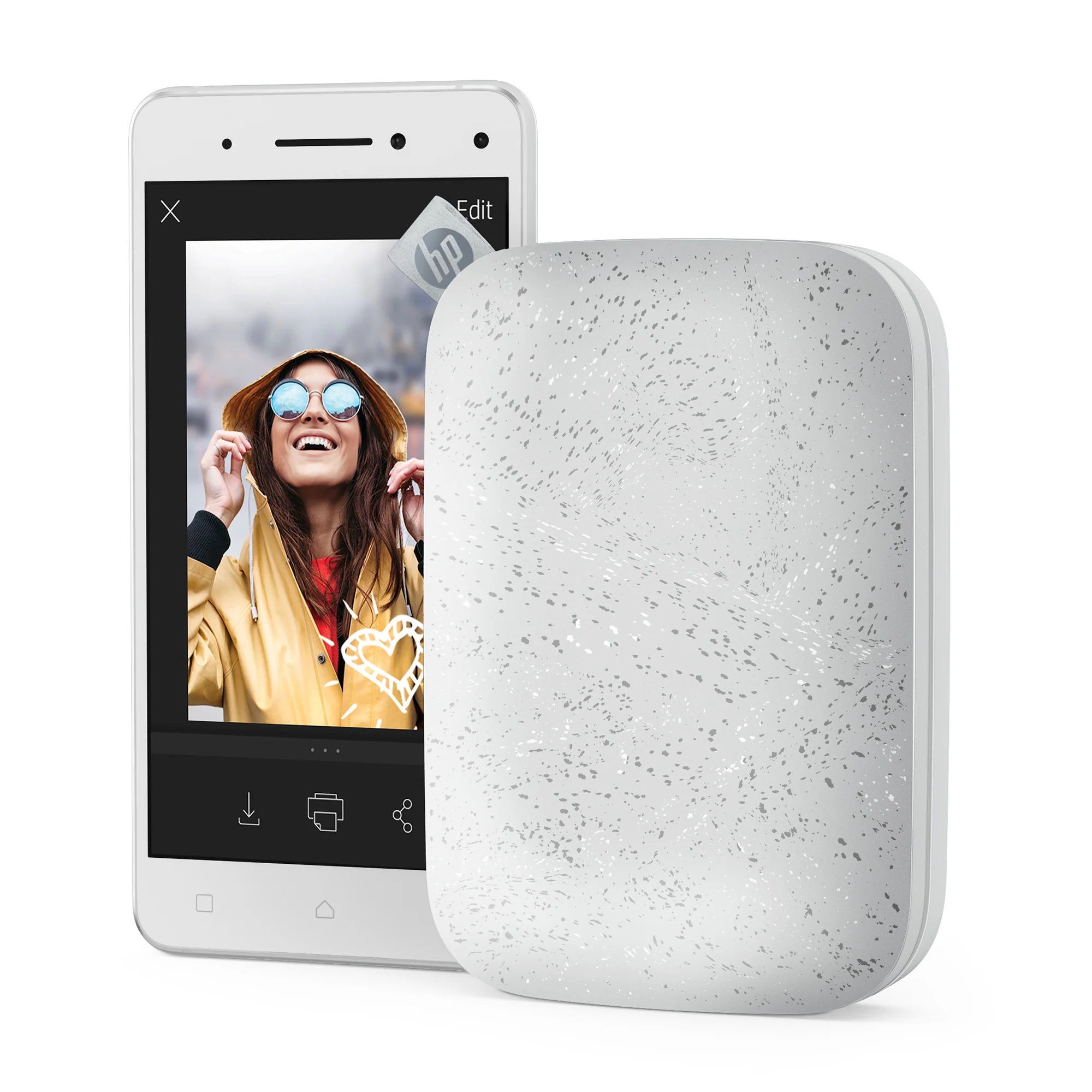 *SALE!* HP Sprocket SP200W 2nd Edition Instant Bluetooth Portable Photo Printer 1AS85A Luna Pearl [HPISPW]