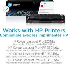 Genuine HP #218A MAGENTA Original LaserJet Toner Cartridge for MFP 3301sdw 3301fdw 1.2K [W2183A]