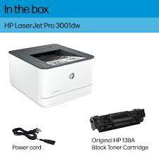 *NEW!* HP LaserJet Pro 3001dw A4 Mono Laser Wireless Printer + Duplex 35PPM [3G650F]