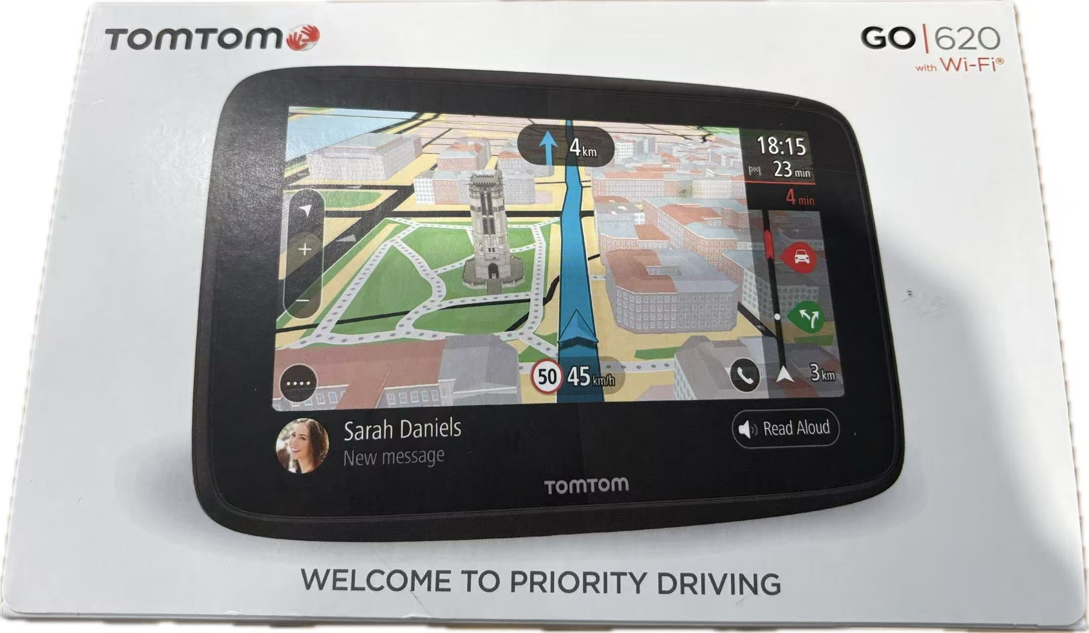 *Ex-Demo* Tomtom Go 620 6" WiFi GPS Navigation System WORLD MAP+3-Month Wty [4PN60]