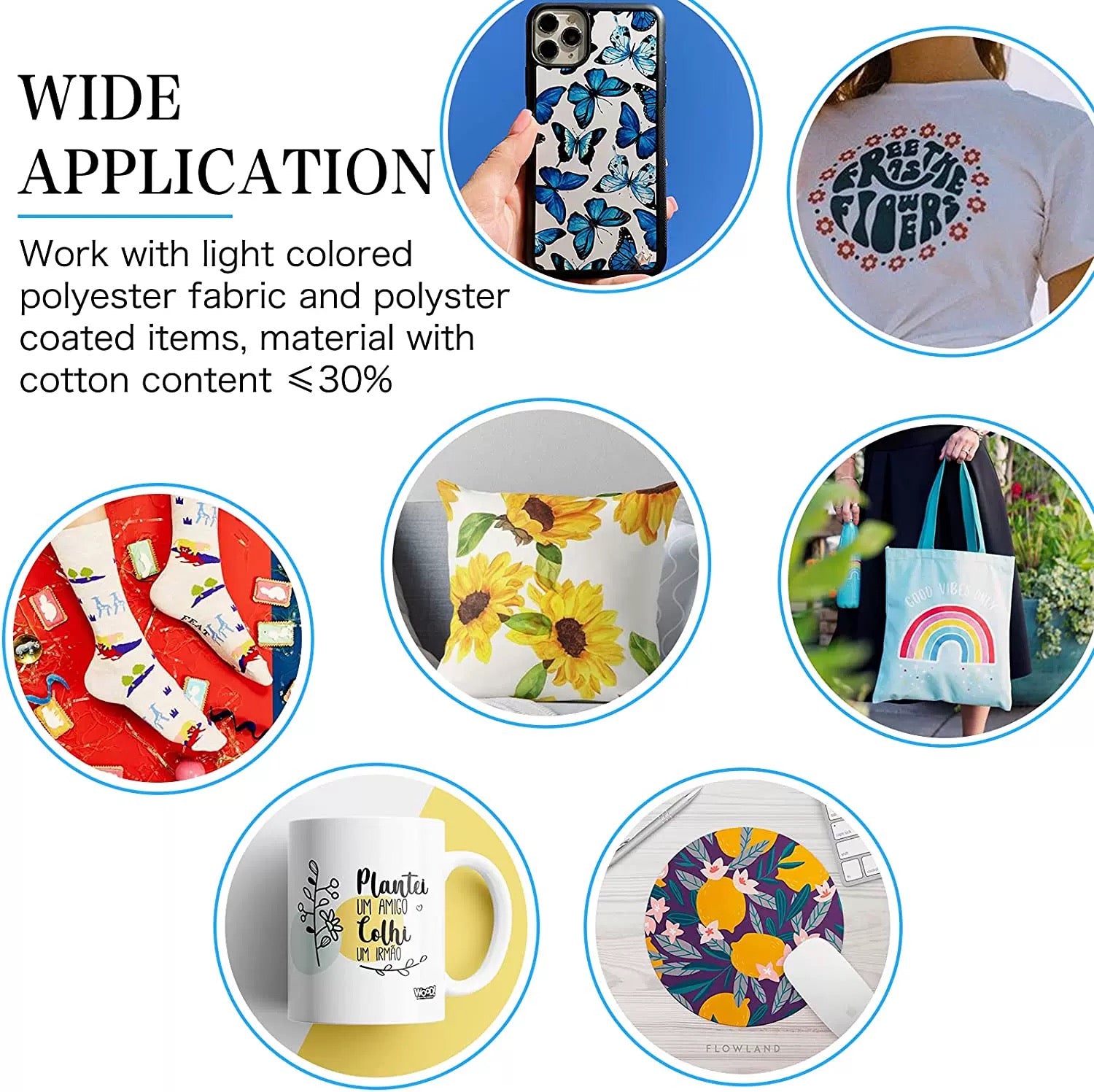 A-SUB A4 Sublimation Paper 120gsm 100 Sheets 210x297mm for Heat Press Printing