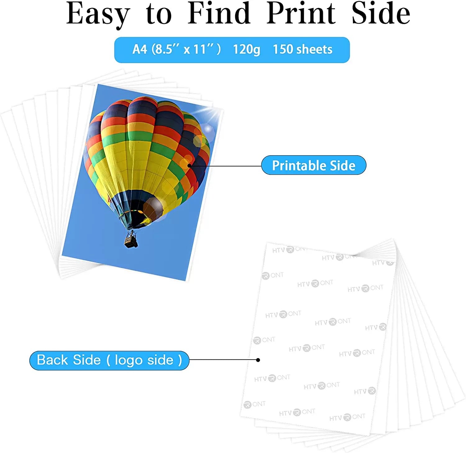 A-SUB A4 Sublimation Paper 120gsm 100 Sheets 210x297mm for Heat Press Printing