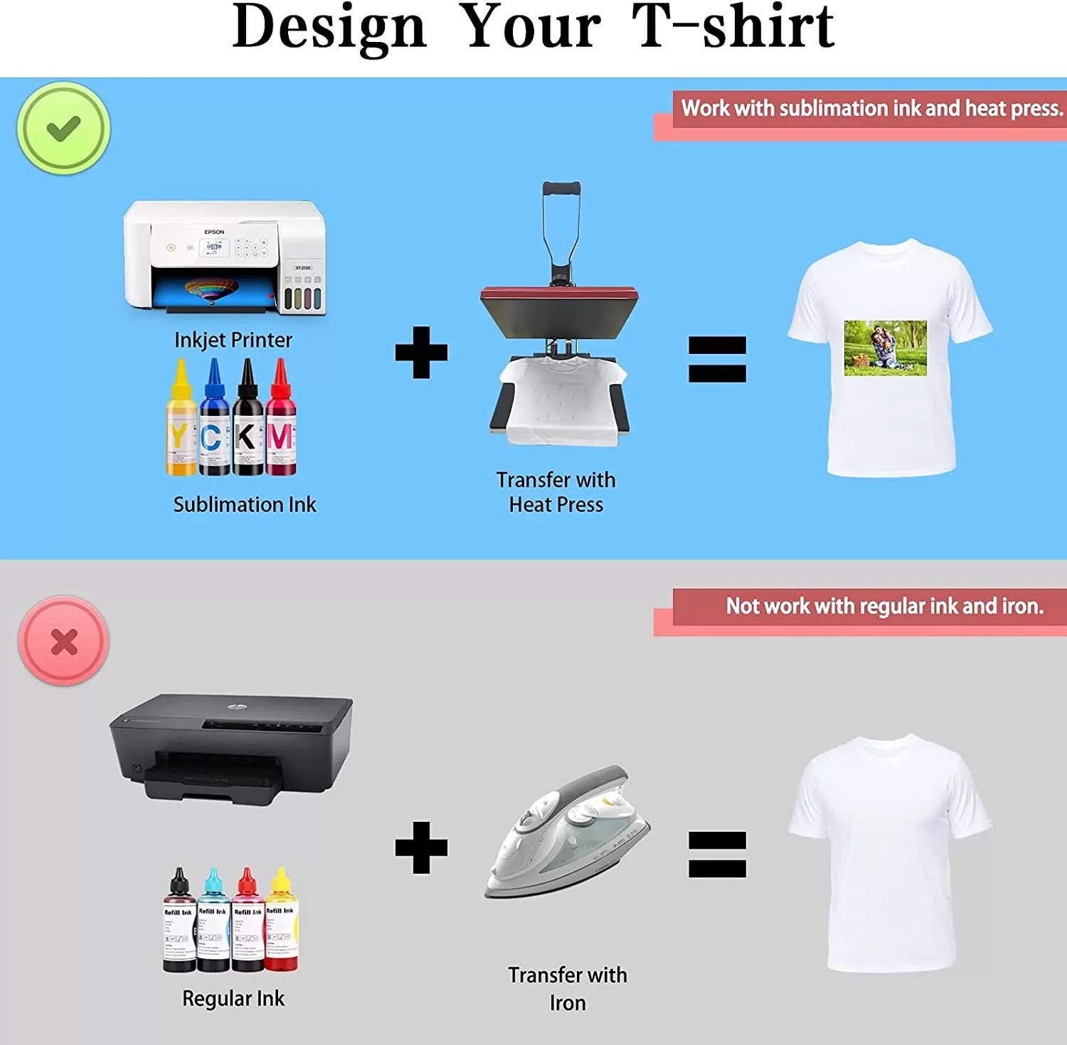 A-SUB A4 Sublimation Paper 120gsm 100 Sheets 210x297mm for Heat Press Printing