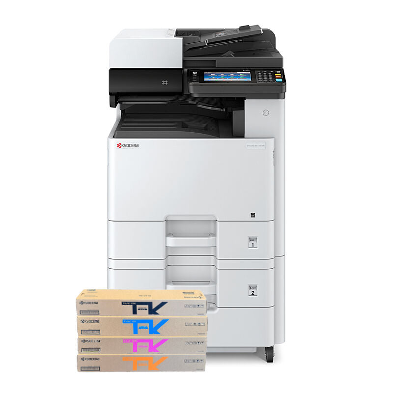 Kyocera ECOSYS M8130cidn A3 Colour Multifunction Printer with Paper Feeder +BONUS: TK8119 C/M/Y/K Toner Set