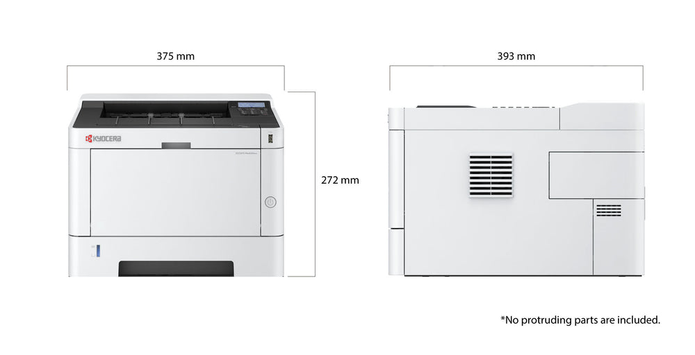 Bundle: Kyocera ECOSYS PA4000WX A4 Mono Laser Wireless Printer+Extra PF-1100 Tray [110C1F3AU0] PA400DTW