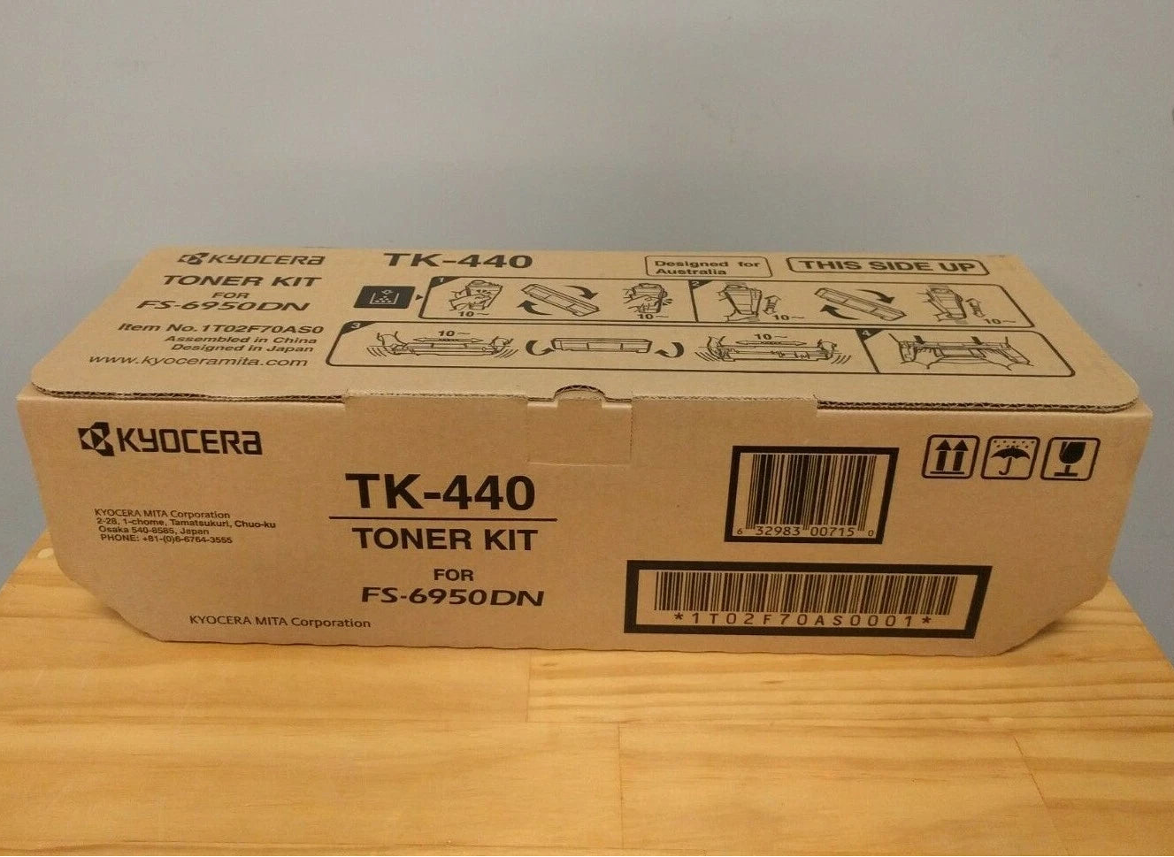Genuine Kyocera TK-440 Black Toner Cartridge for FS-6950 FS-6950DN TK440K (15K)