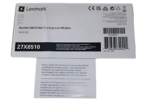 Genuine Lexmark MarkNet N8370 802.11 a/b/g/n/ac Wireless Print Server [27X6510]