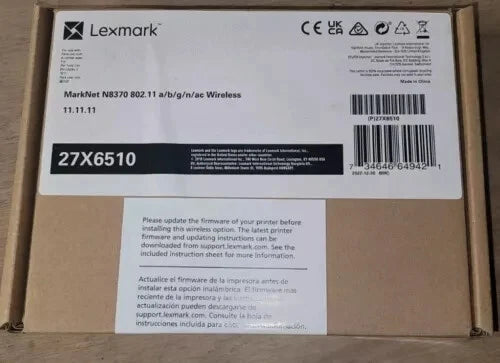 Genuine Lexmark MarkNet N8370 802.11 a/b/g/n/ac Wireless Print Server [27X6510]