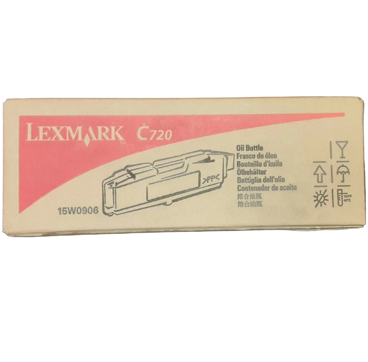 1 x Genuine Lexmark C720 Oil Bottle 12K [15W0906]