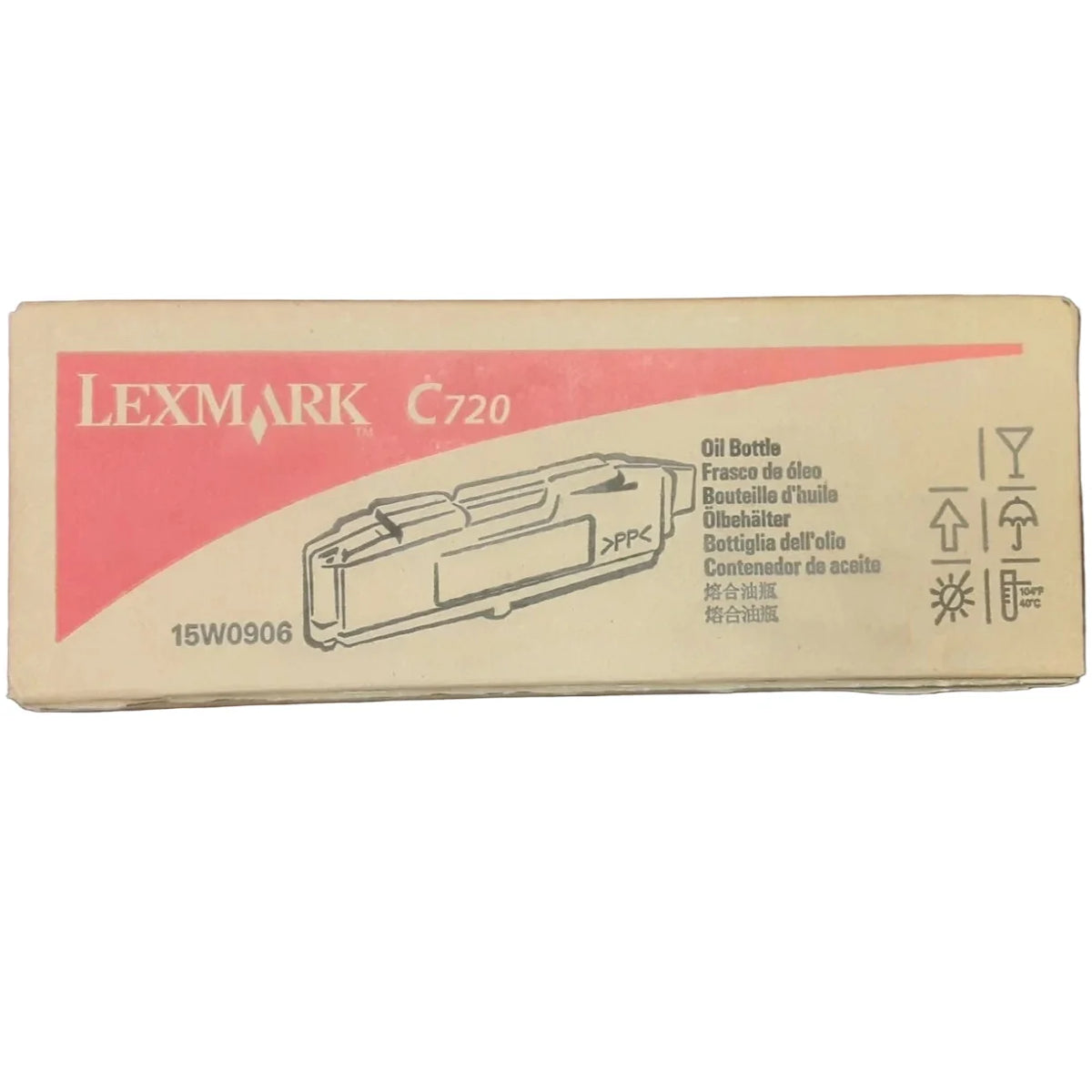 1 x Genuine Lexmark C720 Oil Bottle 12K [15W0906]