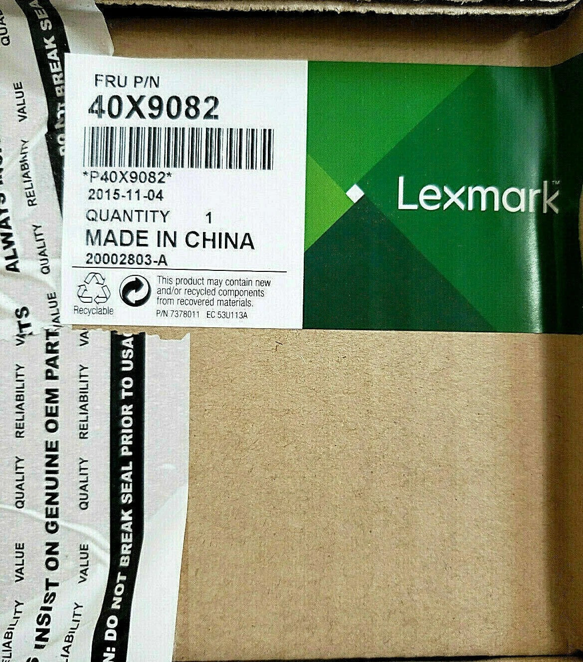 Genuine Lexmark 40X9082 Redrive ASM MX610 MX611 MX610de MX611de MX611dte MX611dhe