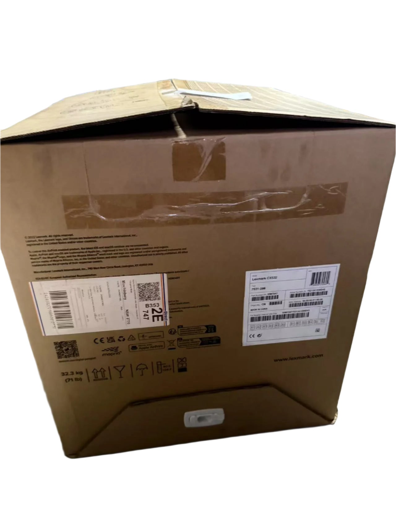 *Ex-Demo* LEXMARK CX532ADWE A4 Color Laser MFP Printer 33PPM [50M7047] 35 Pages ONLY!