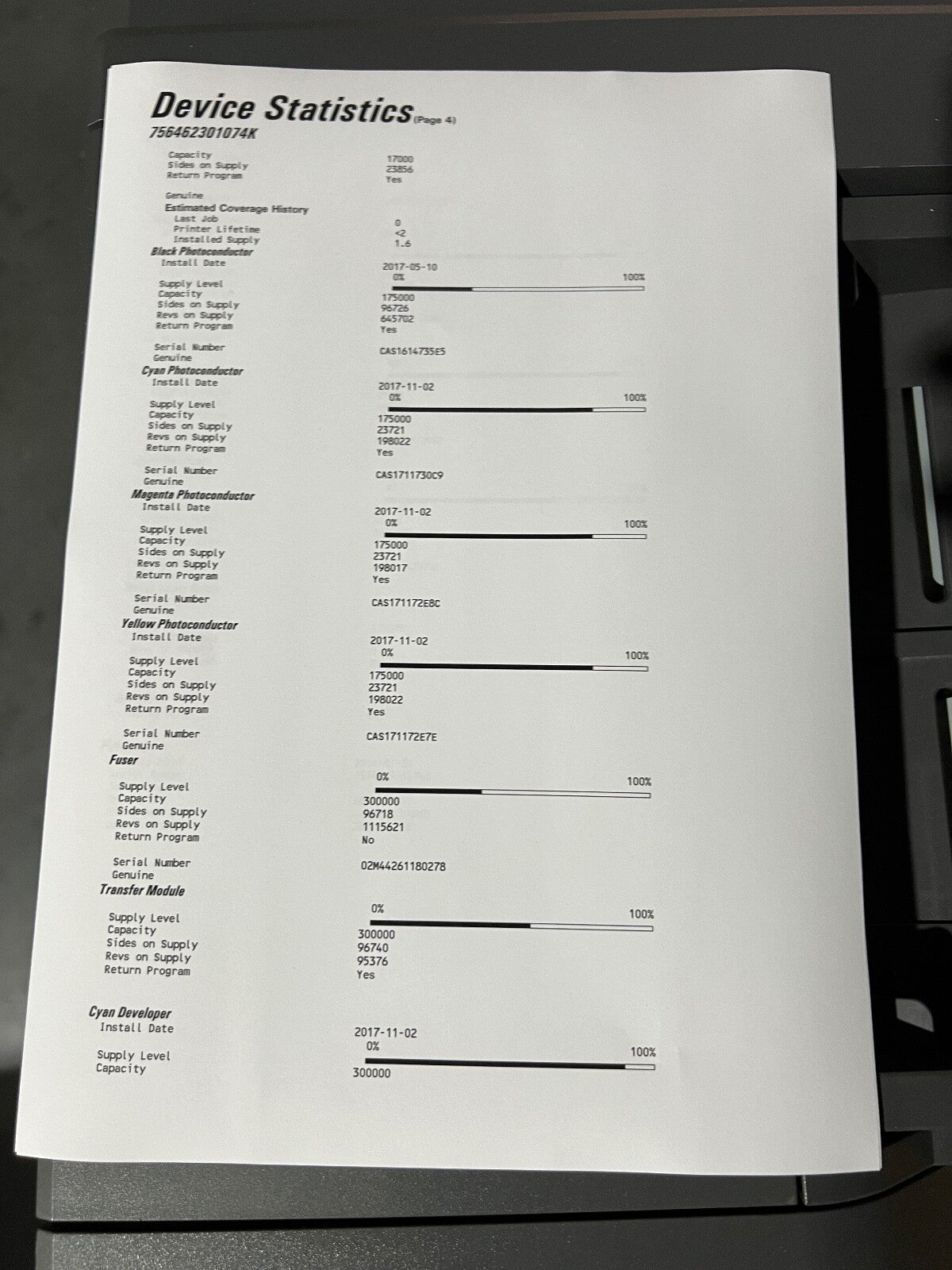 *RFB* Lexmark CX860DE 57PPM A4 Colour Multifunction Printer [42K0665] CX860DTE *Ex-Leasing Unit*