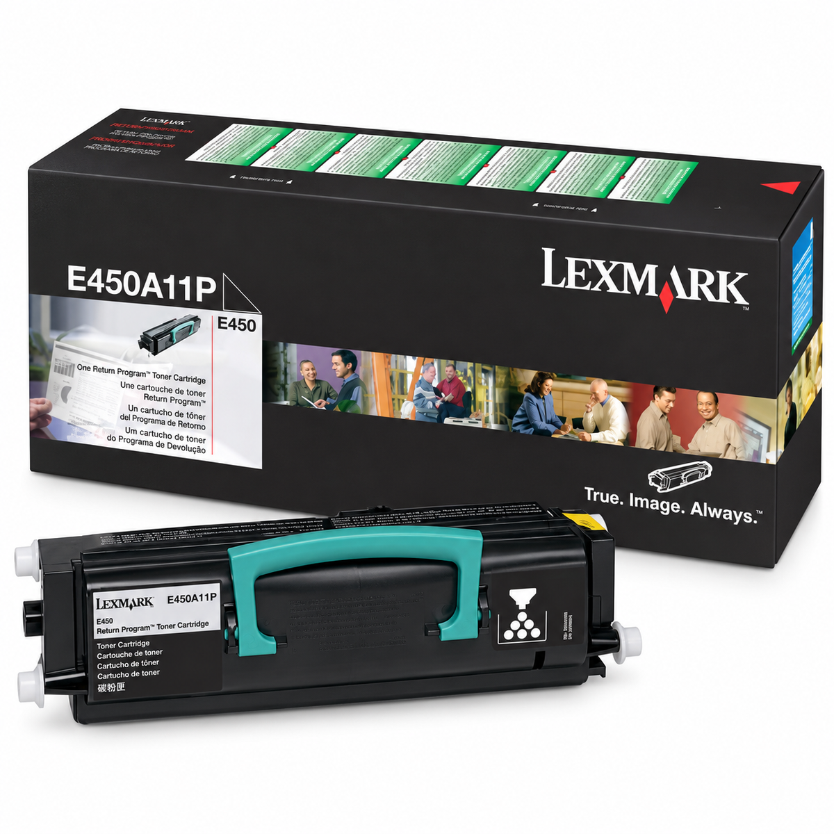 Genuine Lexmark E450A11P Black Return Programme Toner Cartridge for E450dn 6K [E450A21P]