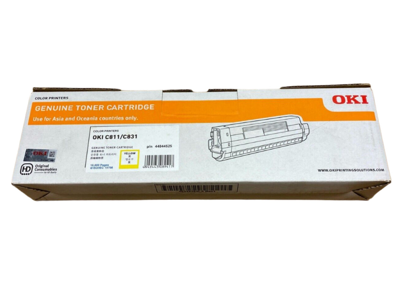 *SALE!* Genuine OKI C811 C831N Yellow Toner Cartridge (10K) [44844525]